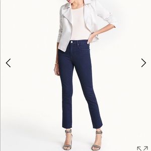 NWT Ann Taylor High Rise Straight Ankle Jeans